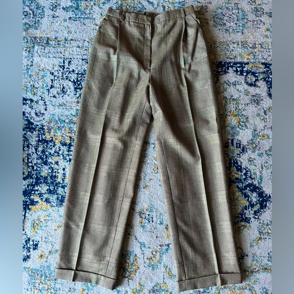Vintage jones of New York brown/gold slacks